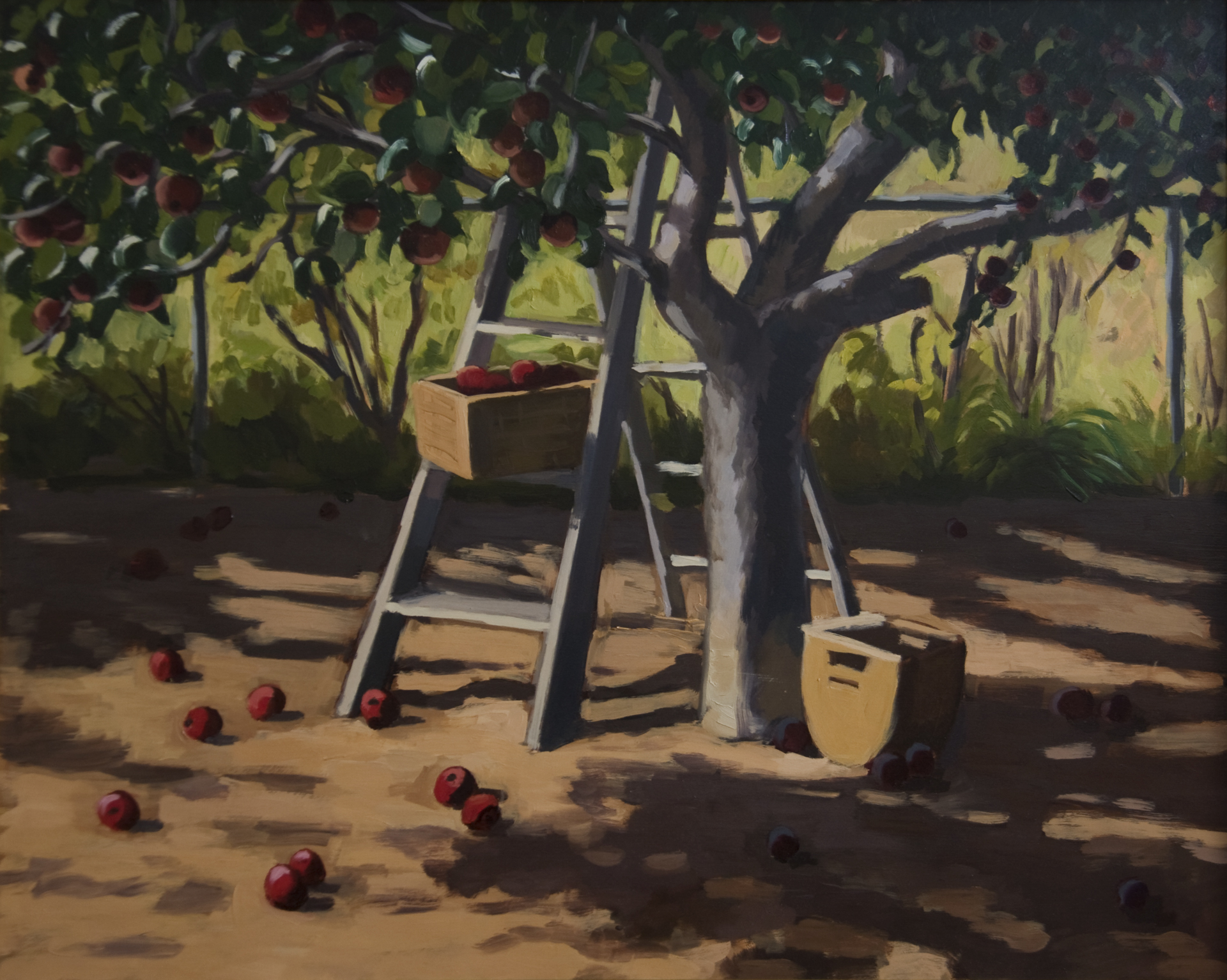 Under the Apple Tree - Oil